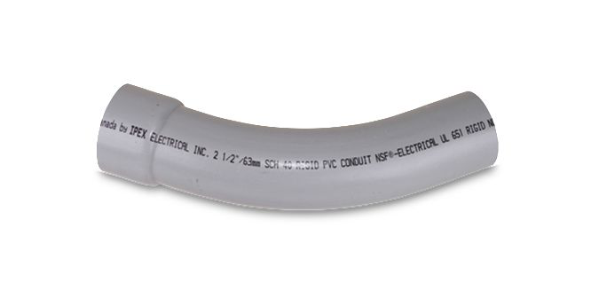 Product image for MULTIFIT 078608 3 1/2"x45D PVC STD