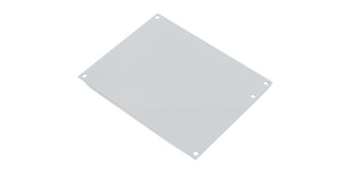 Product image for IPEX 077865 12 x 12 Inch White Epoxy Powder Coated Carbon Steel Junction Box Back Panel