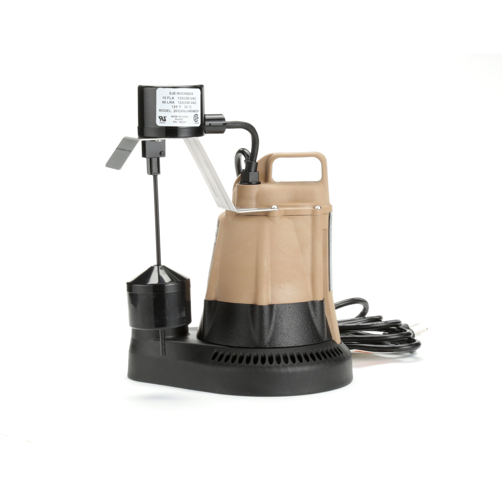 S37 1/3 hp Sumbersible Effluent Sump Pump