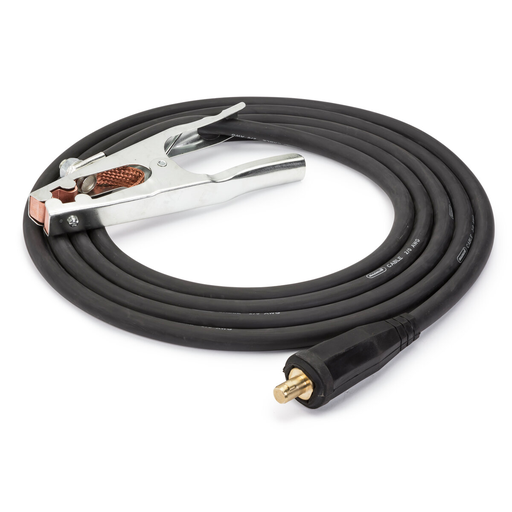 Weld Cable Package - Work Lead - TM & GC500 Ground Clamp (2/0, 350A, 60%) - 15 ft (4.6 m)