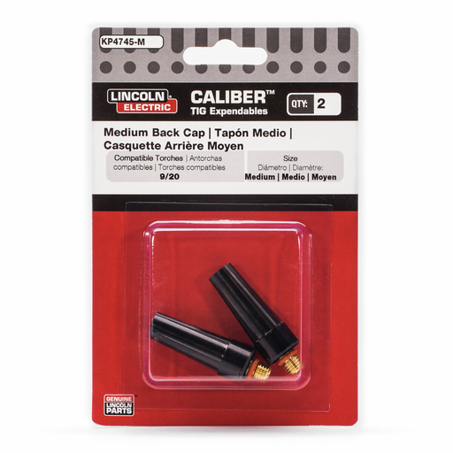 Caliber® Back Cap - Medium, 9/20 Torches - 2/pack