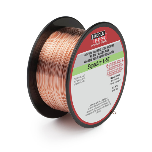 SuperArc® Orbital L-56® N TIG (GTAW) Wire, 0.035 in, (4) 2 lb Plastic Spool