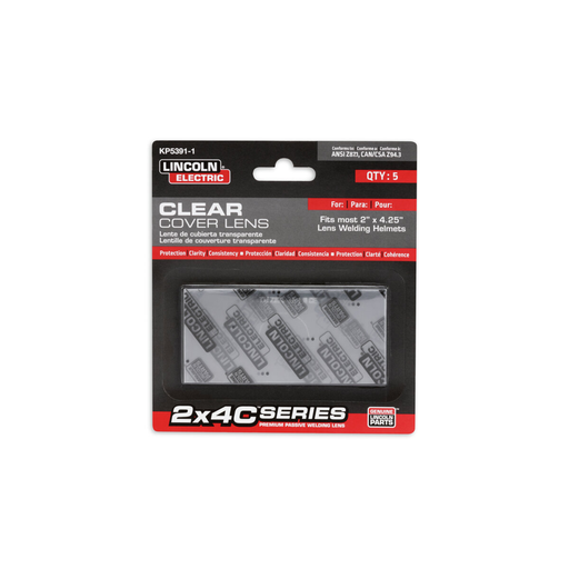 Passive Lens Clear Cover - 2 x 4.25 - 5/Pack