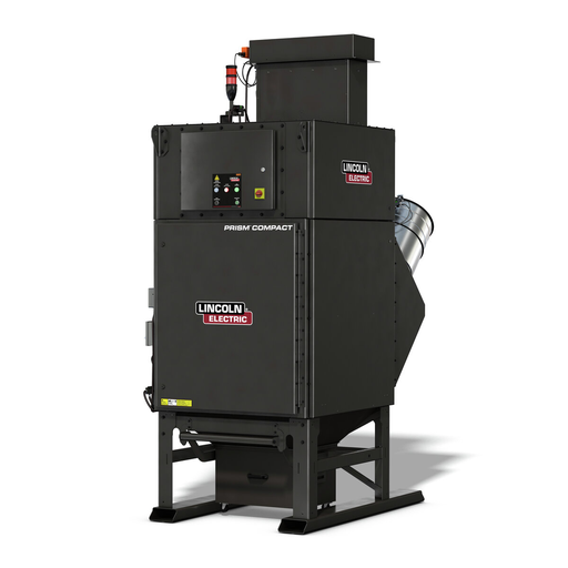 Prism® Compact (10 HP 4000 CFM) 4 Vertical Filter Fume Extraction Unit Inlet Up with Thermal Protection