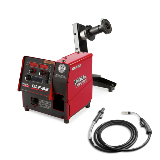 DLF-82 Bench Model, Wire Reel Stand, Welding Gun