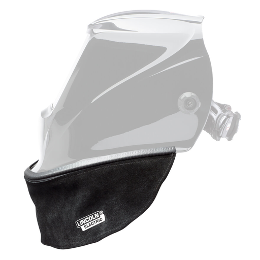 Split Leather Helmet Bib with Press Fit Seal