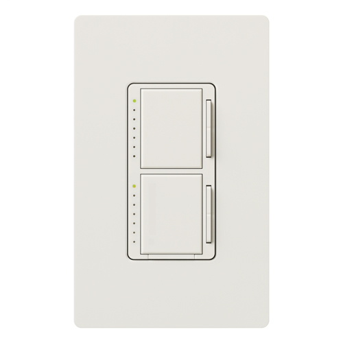 Lutron MA-L3L3-WH 300 W 120 Volt White 1-Pole Incandescent/Halogen Digital Fade Dimmer Lutron MA-L3L3-WH 300 W 120 Volt White 1-Pole Incandescent/Halogen Digital Fade Dimmer