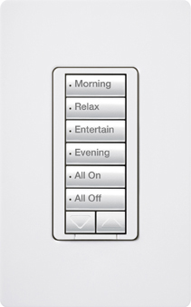 Lutron Electronics RRD-H6BRL-LA 30 Foot 120 VAC 450 W 6-Button Light Almond wall Mount Hybrid Keypad Lutron Electronics RRD-H6BRL-LA 30 Foot 120 VAC 450 W 6-Button Light Almond wall Mount Hybrid Keypad