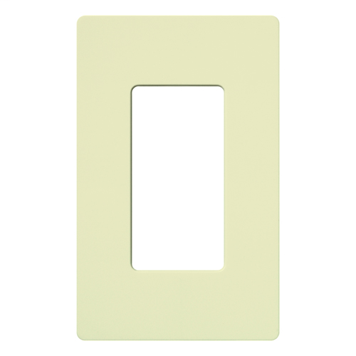 Lutron Electronics CW-1-AL 1-Gang Almond Polycarbonate Standard 1-Dimmer Designer Wallplate Lutron Electronics CW-1-AL 1-Gang Almond Polycarbonate Standard 1-Dimmer Designer Wallplate