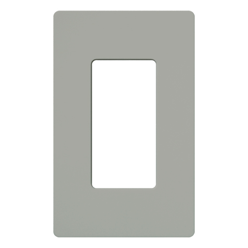 Lutron Electronics CW-1-GR 1-Gang 1-Dimmer Gray Polycarbonate Standard Designer Wallplate Lutron Electronics CW-1-GR 1-Gang 1-Dimmer Gray Polycarbonate Standard Designer Wallplate