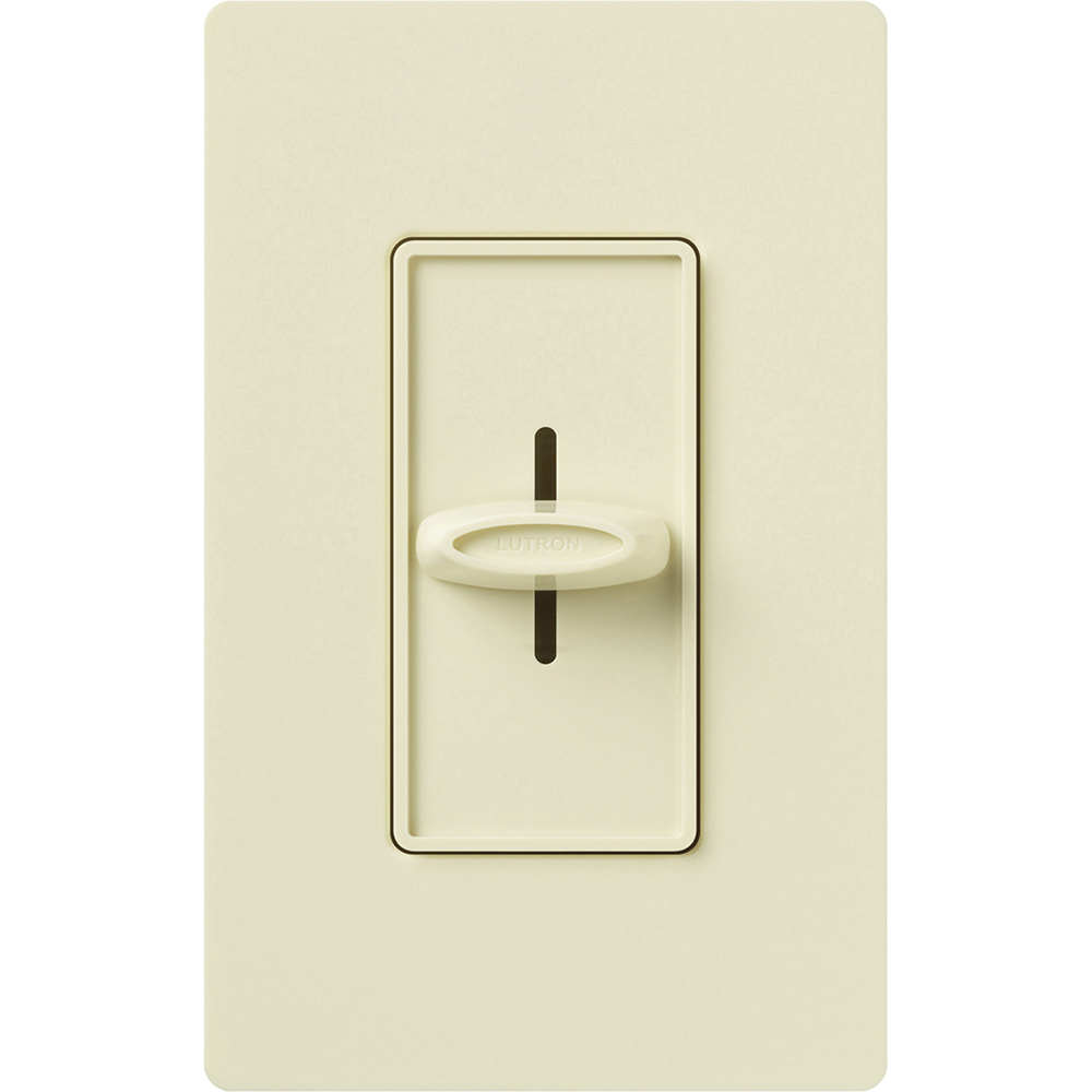 Lutron Electronics SFSQ-F-AL 1-Pole 1.5 Amp 120 VAC 3-Speed Almond Slide to Off Fan Speed Controller Lutron Electronics SFSQ-F-AL 1-Pole 1.5 Amp 120 VAC 3-Speed Almond Slide to Off Fan Speed Controller