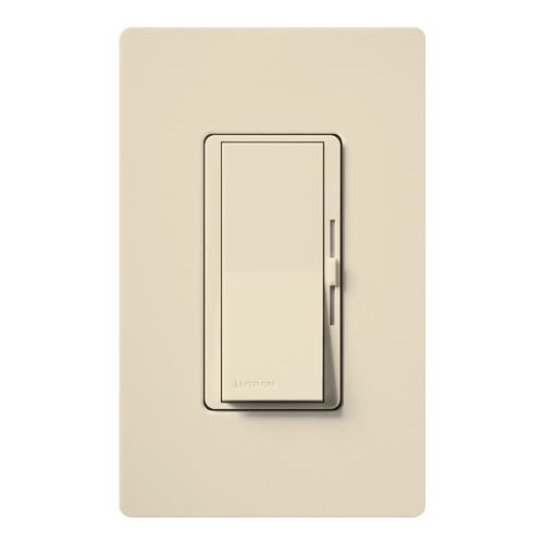 Lutron Electronics DVSCFSQ-F-ES 120 VAC Eggshell 3-Speed 1-Pole/3-Way Preset Fan Control Dimmer Lutron Electronics DVSCFSQ-F-ES 120 VAC Eggshell 3-Speed 1-Pole/3-Way Preset Fan Control Dimmer