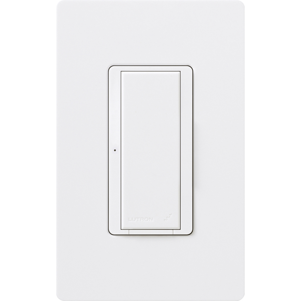 Lutron Electronics RRD-8ANS-WH 1-Pole 8 Amp 120 VAC 10 W White Multi-Location Electronic Switch with Neutral Wire Lutron Electronics RRD-8ANS-WH 1-Pole 8 Amp 120 VAC 10 W White Multi-Location Electronic Switch with Neutral Wire