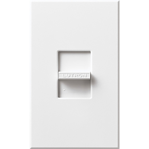 Lutron N-600-WH 600 W 120 Volt 1-Pole Incandescent White Slide Dimmer Lutron N-600-WH 600 W 120 Volt 1-Pole Incandescent White Slide Dimmer