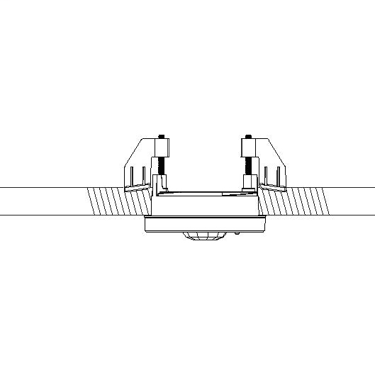 Lutron Electronics L-CRMK-WH Ceiling Recessed Mounting Bracket Lutron Electronics L-CRMK-WH Ceiling Recessed Mounting Bracket