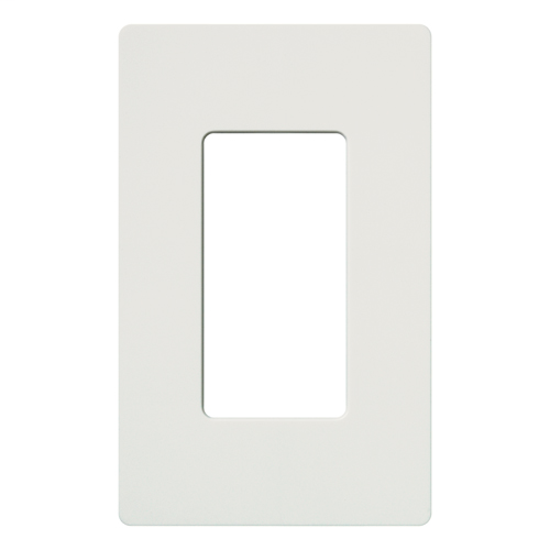 Lutron CW-1-WH 1-Gang White Polycarbonate Standard 1-Dimmer Designer Wallplate Lutron CW-1-WH 1-Gang White Polycarbonate Standard 1-Dimmer Designer Wallplate