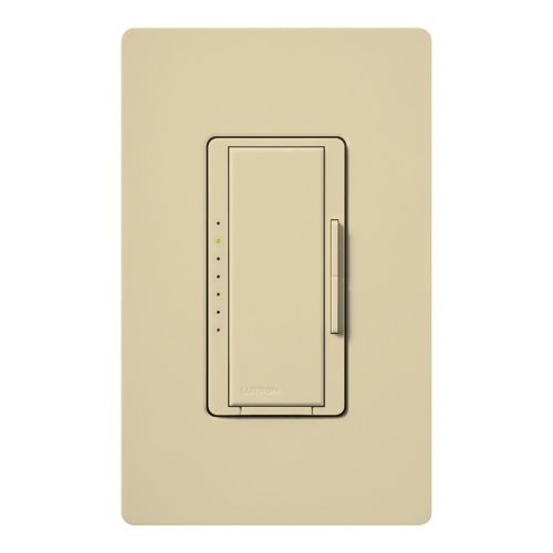 Product image for Lutron Electronics MA-600H-IV 600 W 120 VAC Ivory 1-Pole/Multi-Location Incandescent/Halogen Dimmer Switch