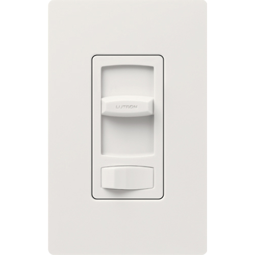 Lutron CTCL-153PH-WH 150 W 120 VAC White Dimmable Compact Fluorescent/LED 1-Pole/3-Way Linear Slide Dimmer Lutron CTCL-153PH-WH 150 W 120 VAC White Dimmable Compact Fluorescent/LED 1-Pole/3-Way Linear Slide Dimmer
