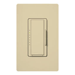 Product image for Lutron Electronics MA-600H-IV 600 W 120 VAC Ivory 1-Pole/Multi-Location Incandescent/Halogen Dimmer Switch
