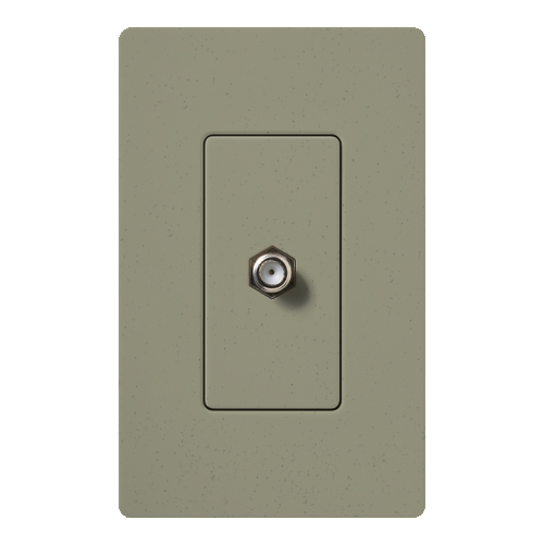 Product image for Lutron Electronics SC-CJ-GB 75 Ohm Snap-In F-Connector Coaxial Cable Jack