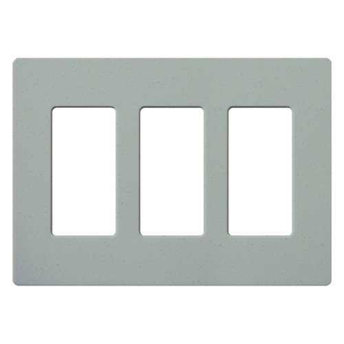 Product image for Lutron SC-3-BG SATIN COLOR 3-GANG WALLPLATE BLUESTONE