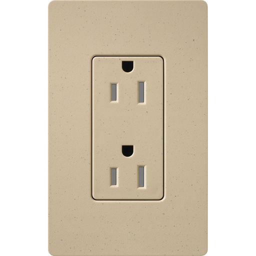 Product image for Lutron Electronics SCRS-15-TR-DS Satin Colors 15 Amp Desert Stone Tamper Resistant Receptacle