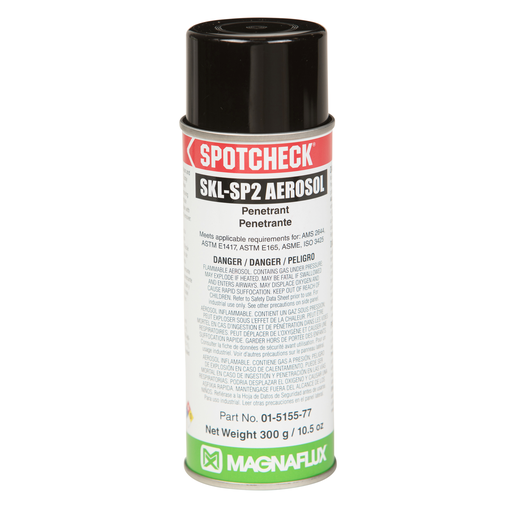 Solvent Removable Visible Dye Penetrant, Aerosol can (case of 12)