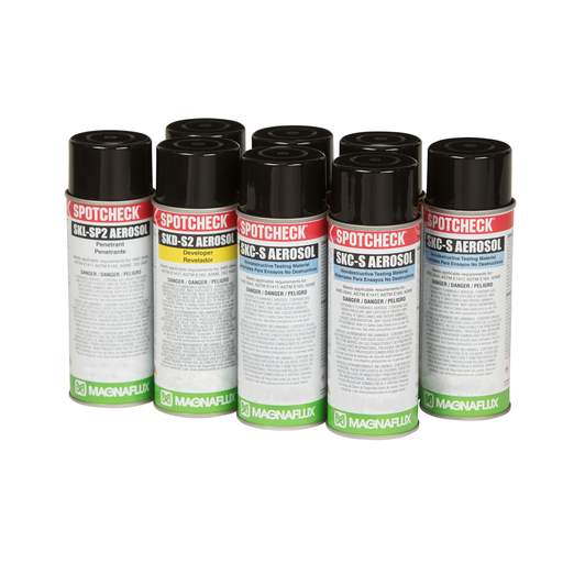 Solvent Removable Visible Penetrant Testing Kits, SK-816 Kit