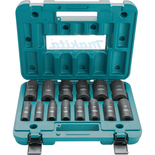 14 Pc. 1/2" Drive Deep Well SAE Impact Socket Set