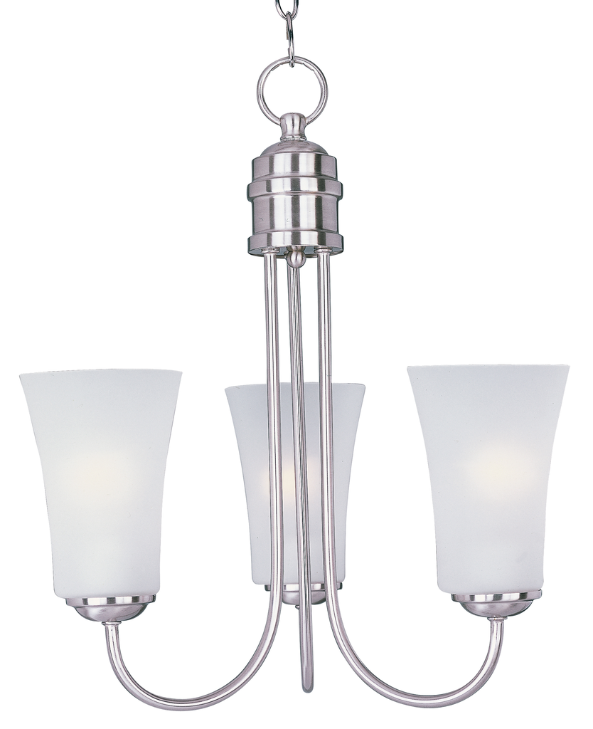 Mayer-DDS-Logan 3-Light Chandelier, Satin Nickel-1
