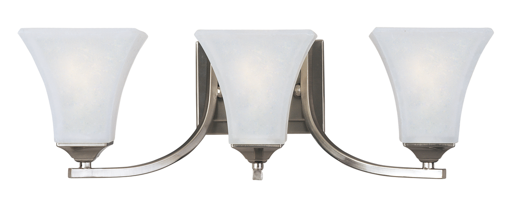 Product image for Aurora 3 Light Vanity - Satin Nickel