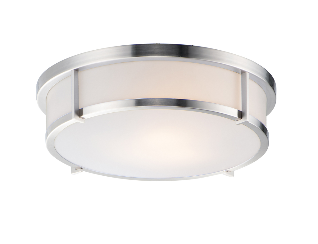 Product image for Rogue 3 Light Flush Mount - Satin Nickel