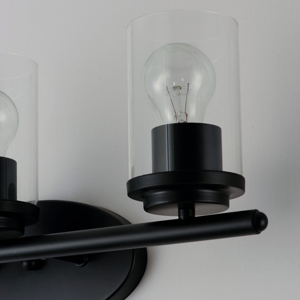 Corona 3-Light Bath Vanity, Black