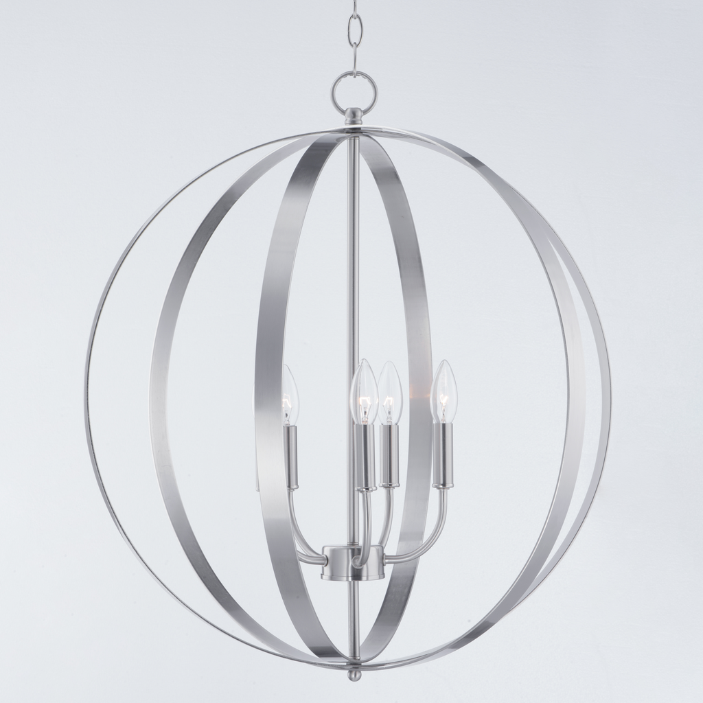 Provident 5-Light Chandelier, Satin Nickel