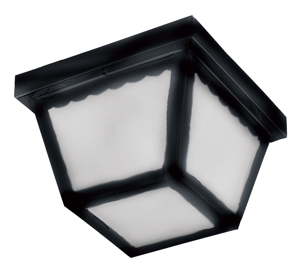 Product image for Outdoor Essentials 2 Light Outdoor Ceiling Mount - Black