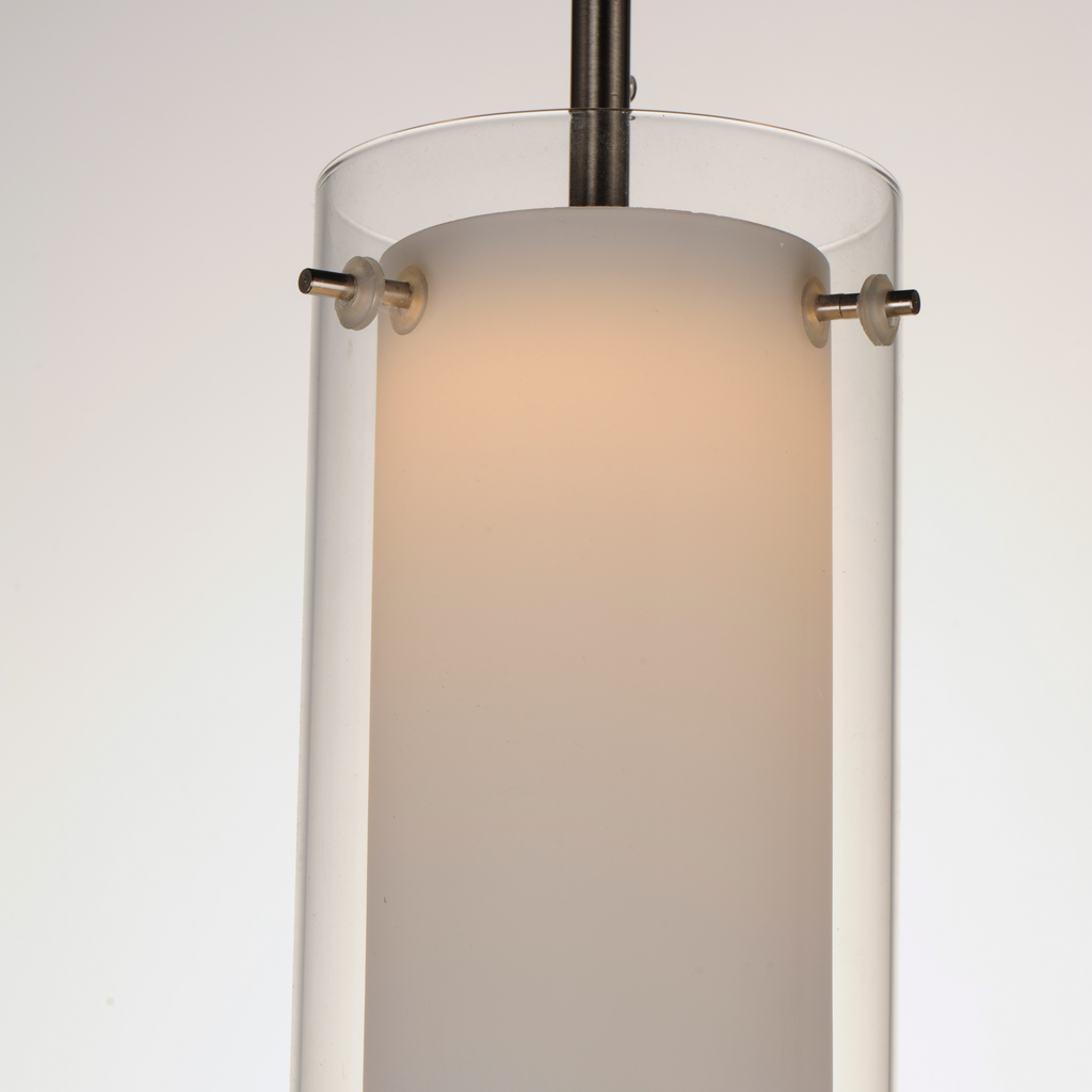 Duo 1-Light Mini Pendant, Satin Nickel