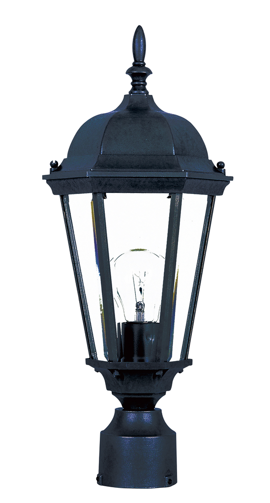 Product image for Westlake 1 Light Post Lantern - Black