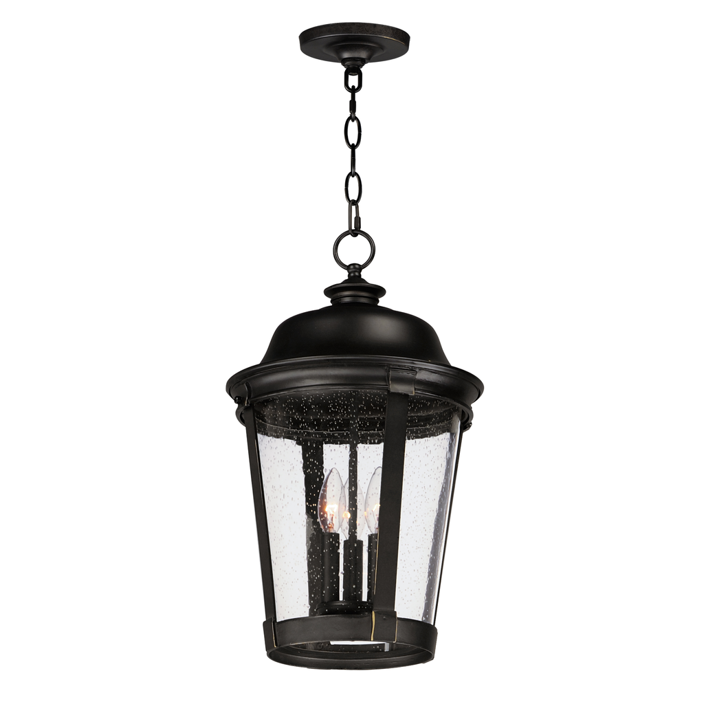 Product image for Dover 3 Light Large Hanging Lantern - Bronze