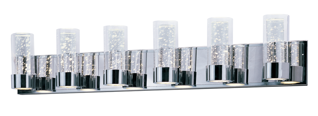 Product image for Sync 6 Light LED Vanity - Polished Chrome