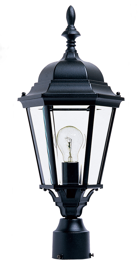 Product image for Westlake 1 Light Post Lantern - Black