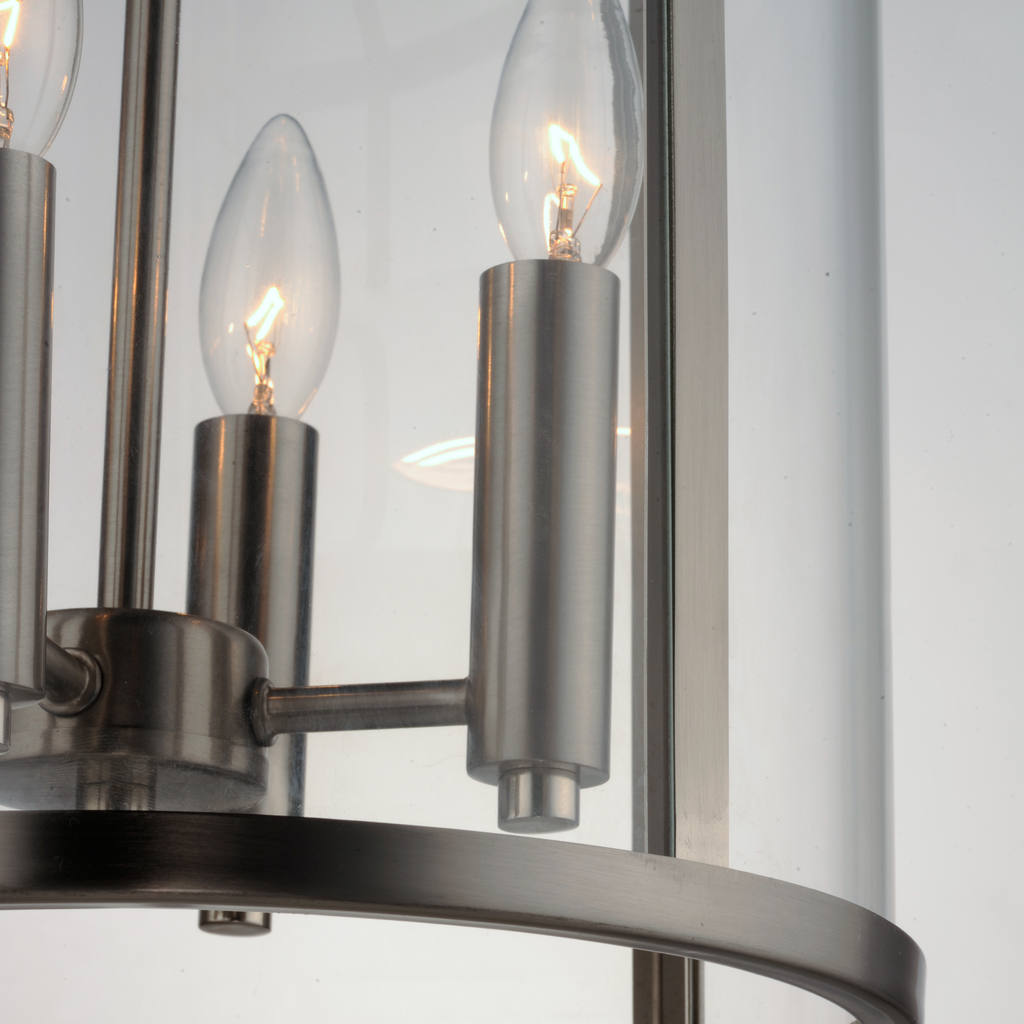 Sentinel 4-Light Pendant, Satin Nickel