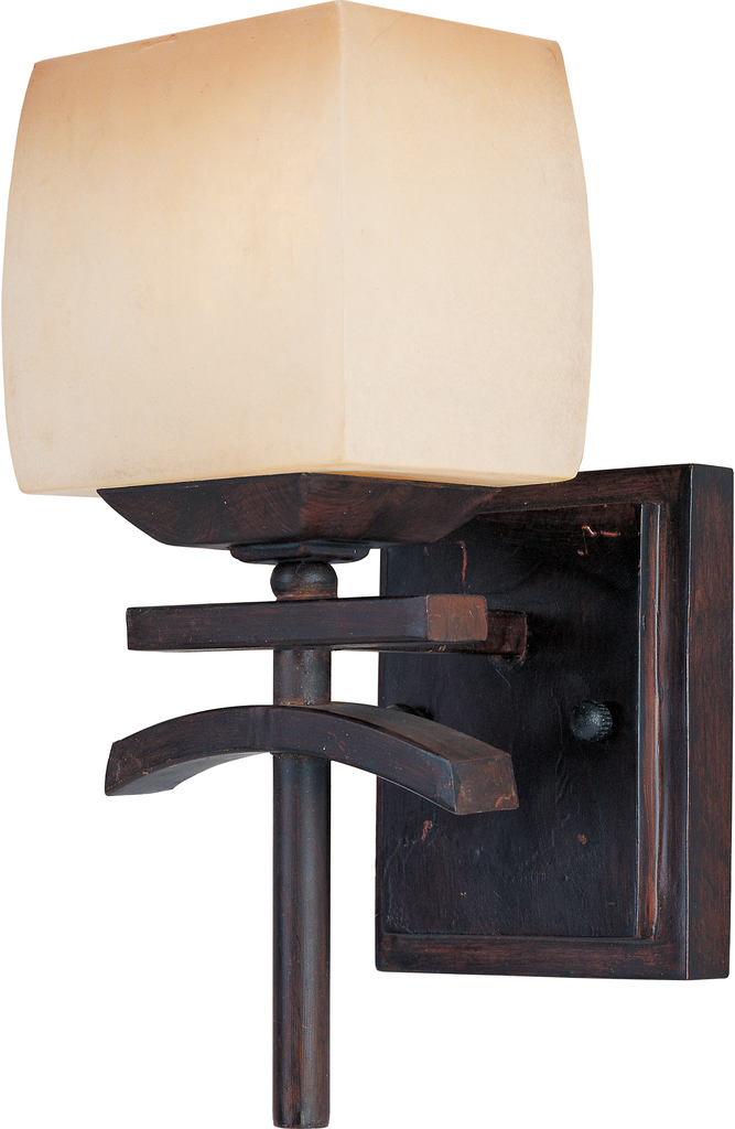 Product image for Asiana 1 Light Wall Sconce - Roasted Chestnut