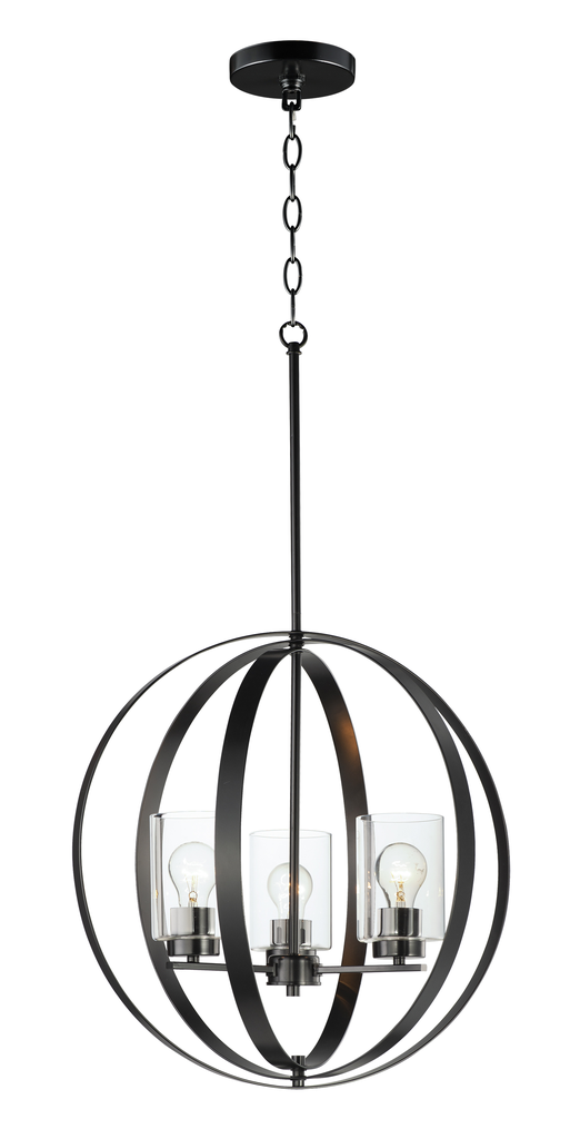 Product image for Sentinel 3 Light Pendant - Black