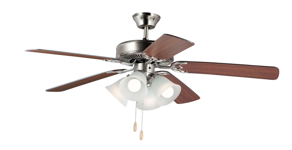 Mayer-DDS-Basic-Max 52" Ceiling Fan w FKT210FTSN, Satin Nickel / Walnut / Pecan-1