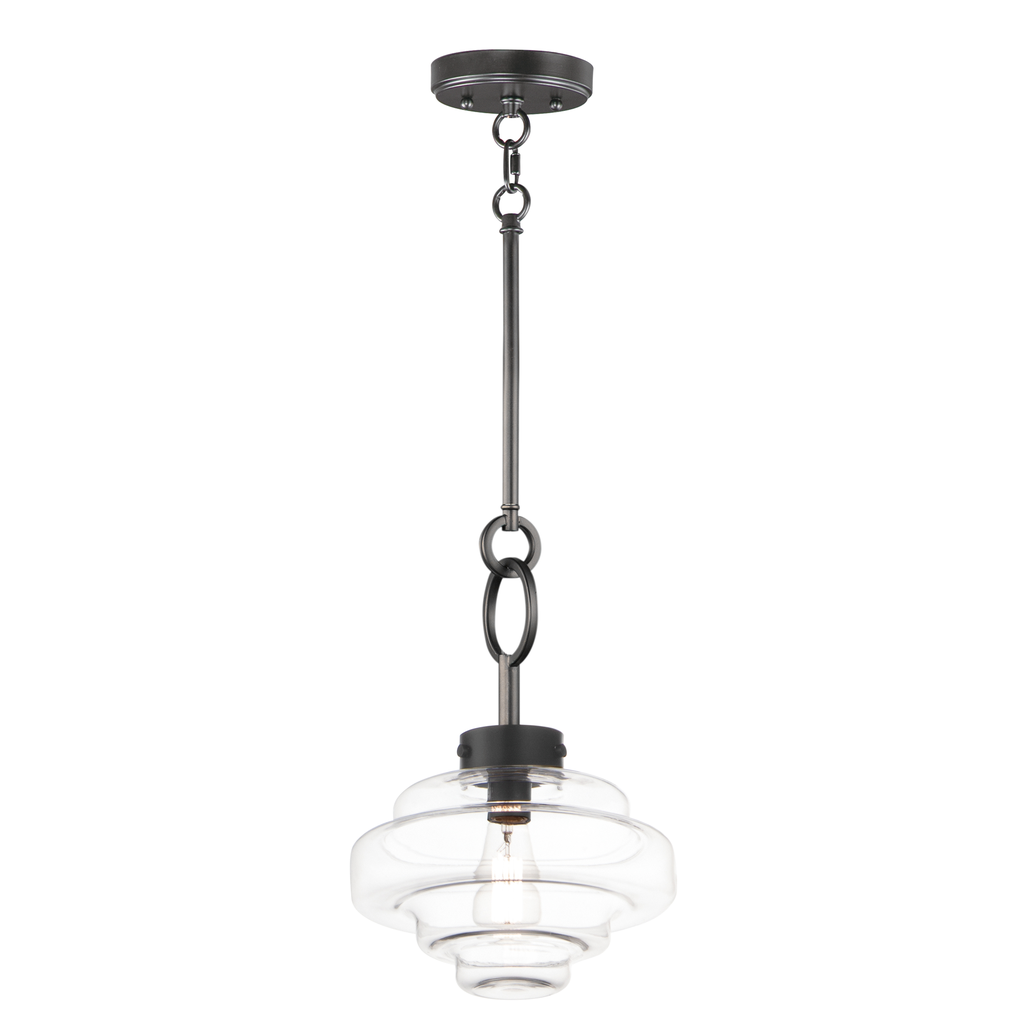 Product image for Harbor 1 Light Pendant - Black