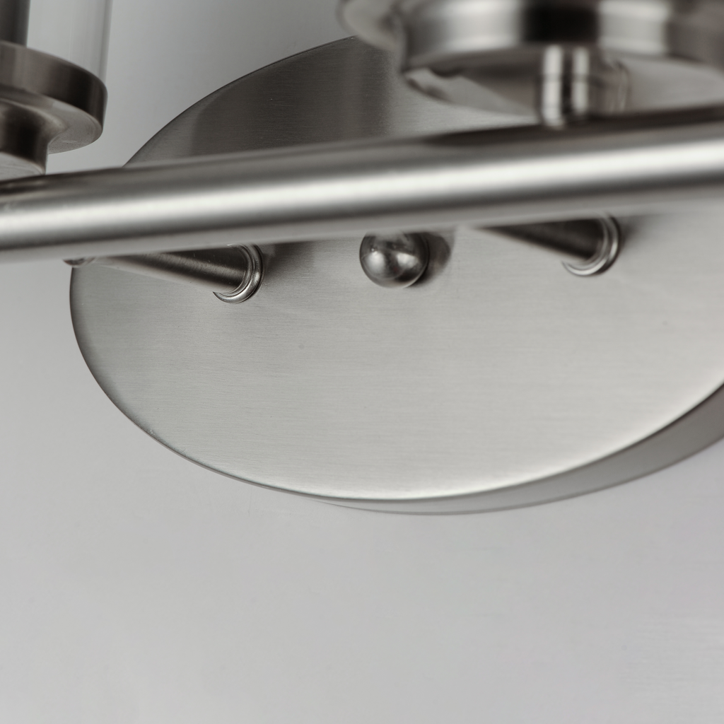 Corona 4-Light Bath Vanity, Satin Nickel