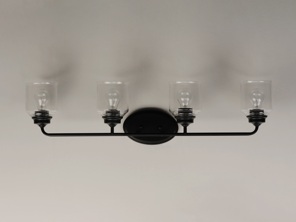 Acadia 4-Light Bath Vanity, Black