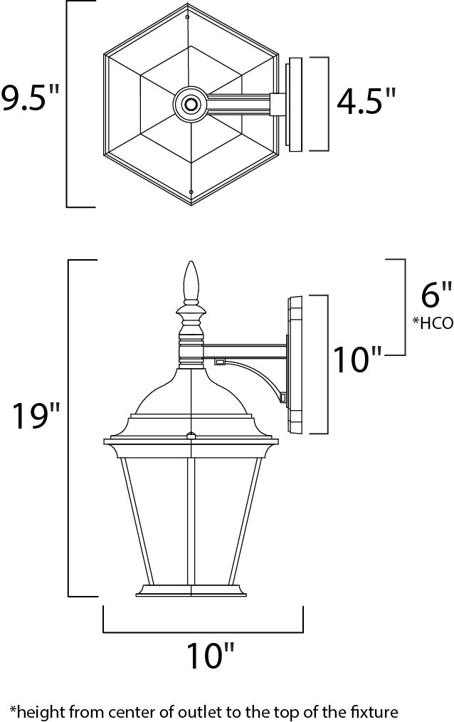 Westlake Cast 1-Light Outdoor Wall Lantern, Black
