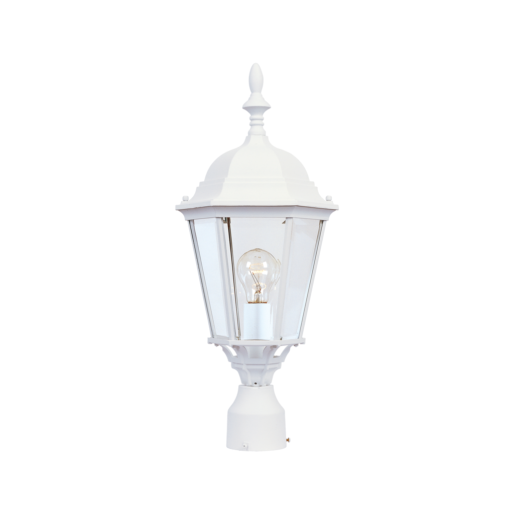 Product image for Westlake 1 Light Post Lantern - White
