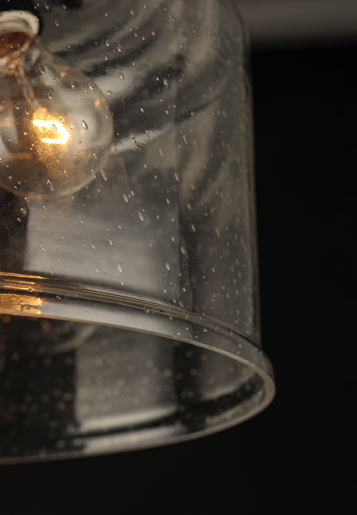 Acadia 1-Light Semi-Flush Mount, Satin Nickel